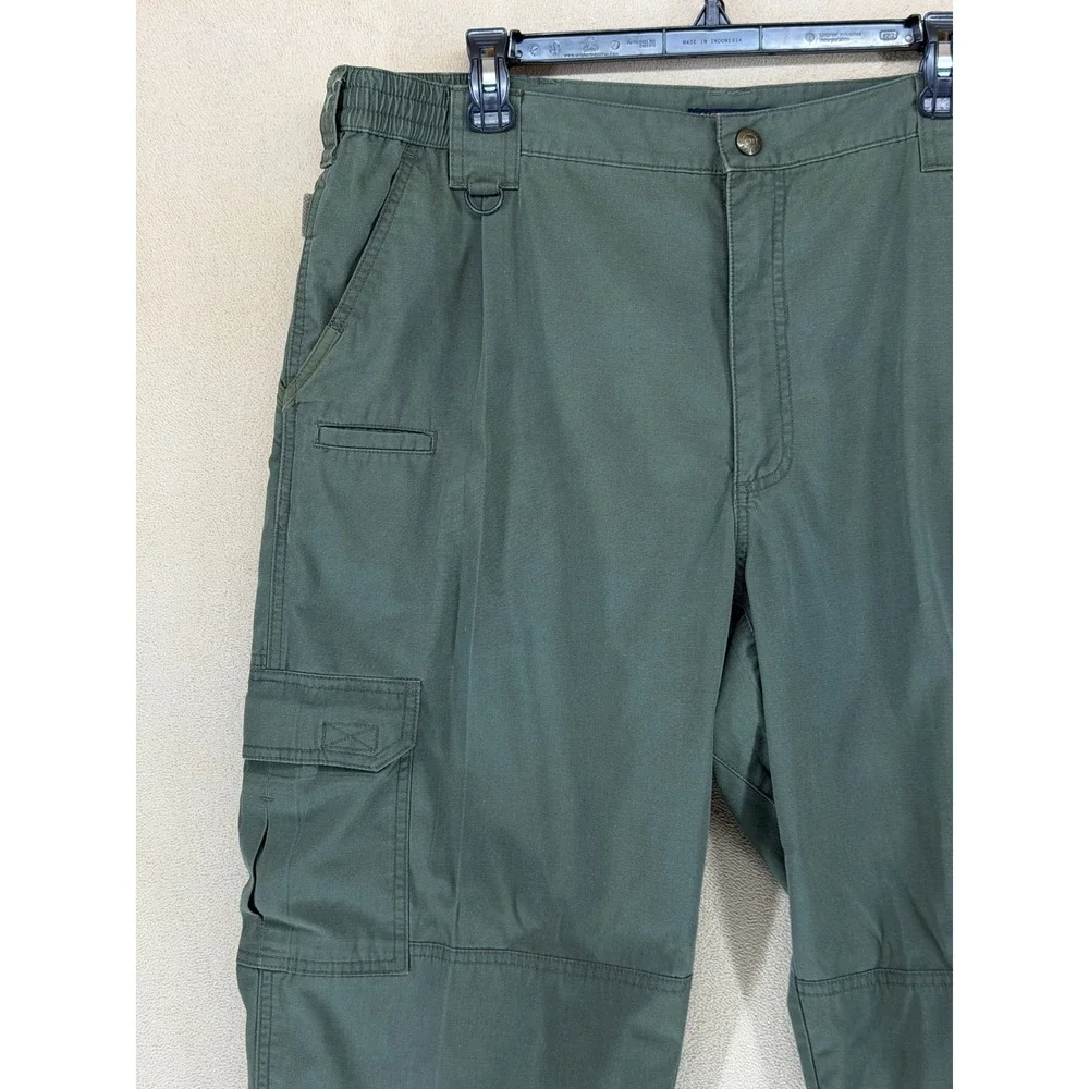 5.11 Tactical Series Men's Cargo Pants Green Waist 40/32 Utility Work‎ Pants